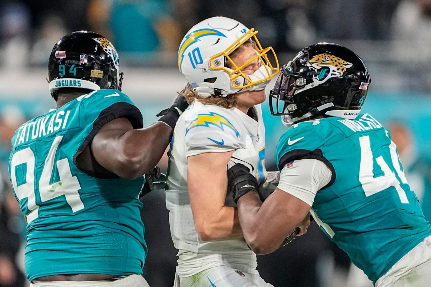 Chargers return to Jacksonville for 1st time since 2023 playoff collapse