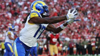 Rams’ Davante Adams exits win over 49ers with oblique injury