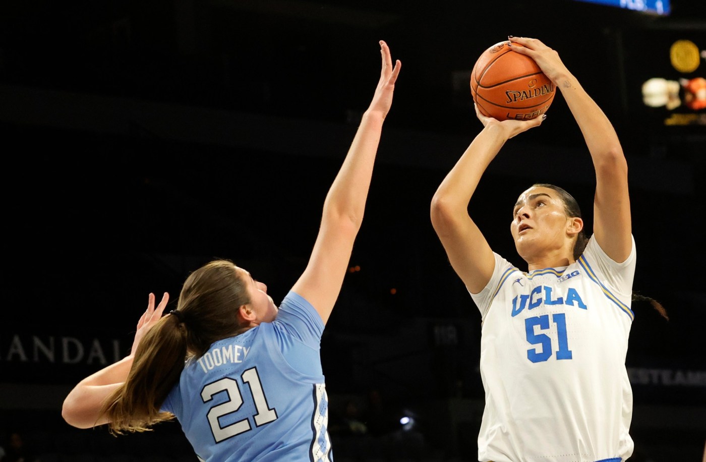 Lauren Betts powers No. 3 UCLA women past No. 11 North Carolina