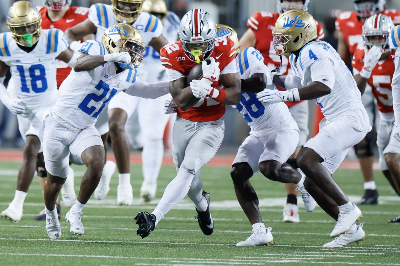 No. 1 Ohio State thrashes UCLA football