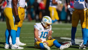 Chargers’ Justin Herbert checked for concussion after 2nd quarter hit