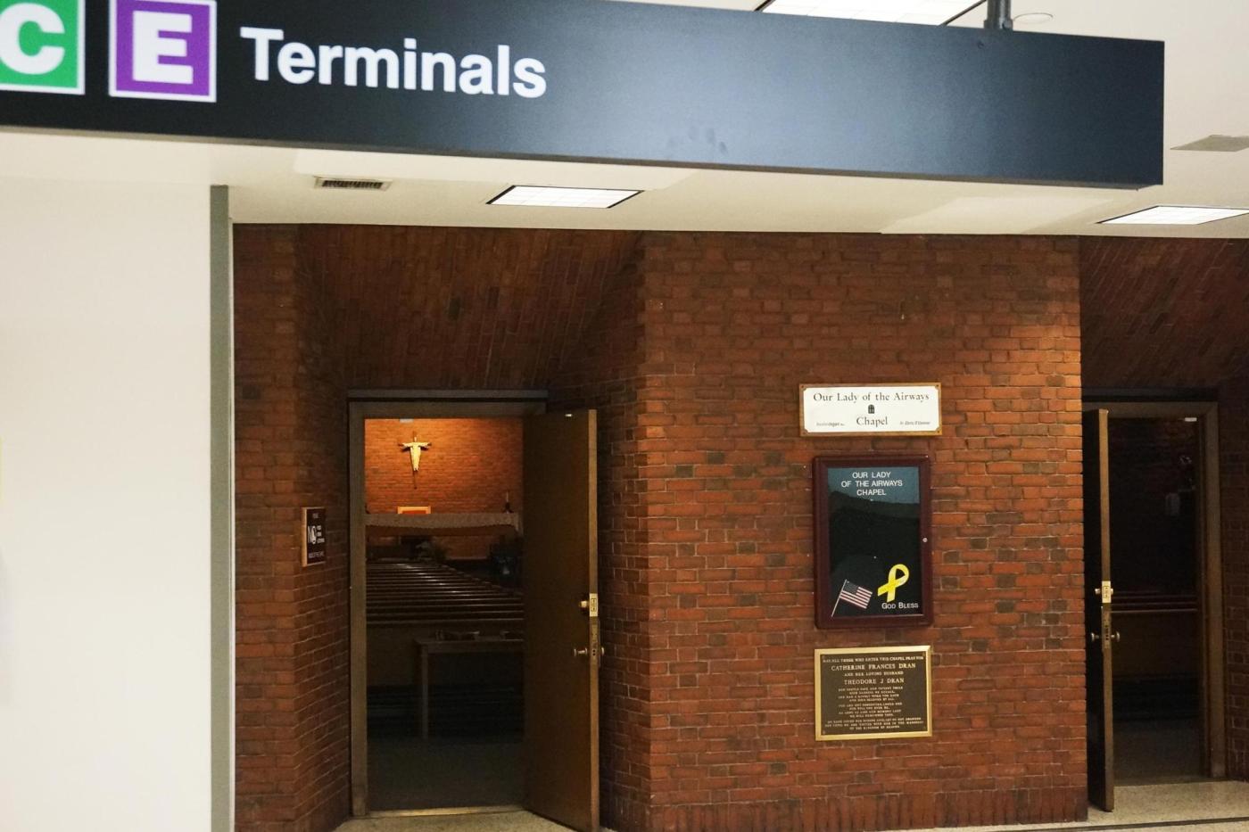 Airport chapels stay on the radar of workers and travelers even as role of faith in public shifts