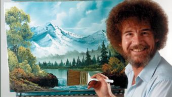 A happy circumstance: Bob Ross paintings sell for more than $600K to help public TV stations