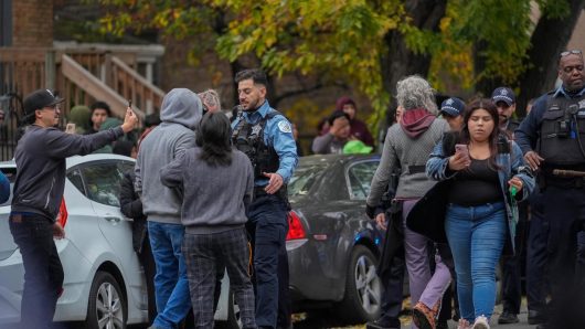 Suburban Chicago dad headed to store with toddler says they were pepper-sprayed by federal agents