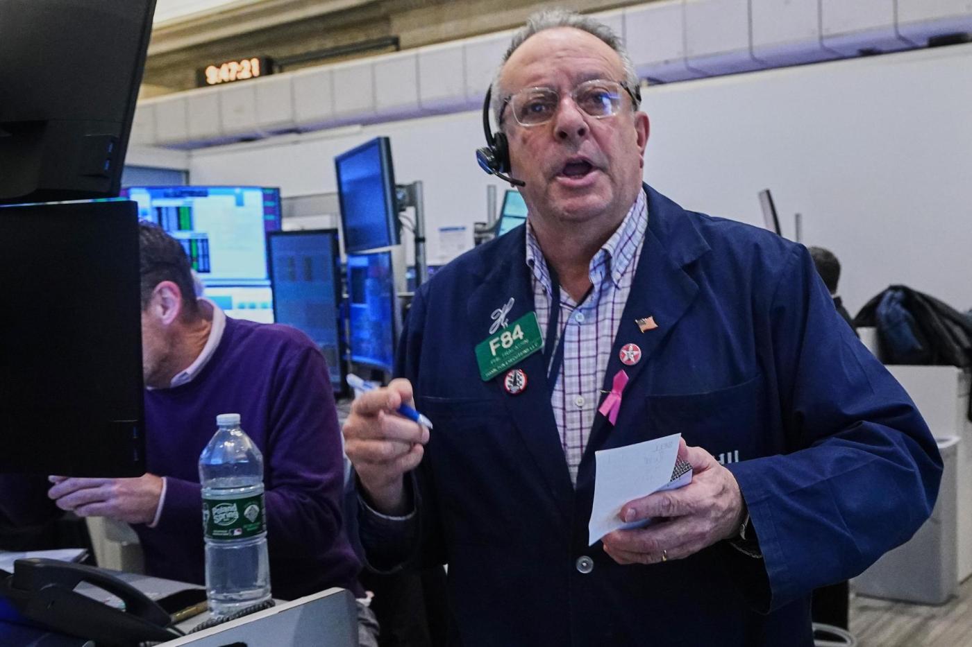 The US stock market holds steadier, for now, following its wildest day since April
