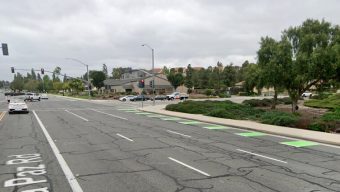 When you see green markings on streets, think bicyclists