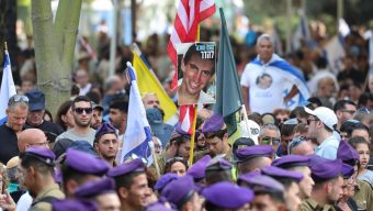 Tens of thousands attend funeral of Israeli soldier whose remains were held in Gaza for 11 years