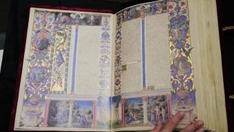 Bible described as the ‘Mona Lisa of illuminated manuscripts’ goes on display in Rome