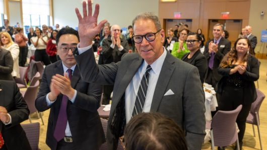 Granada Hills resident Richard Newcomb is honored as top fundraiser fighting homelessness and poverty