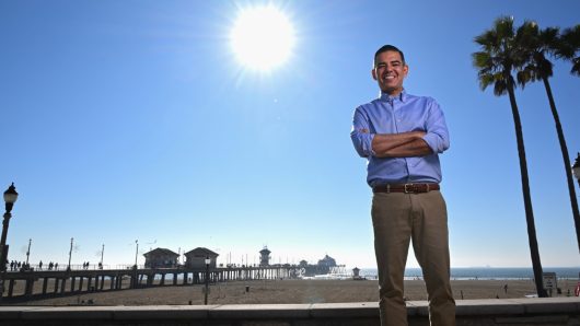 Democratic Rep. Robert Garcia of Long Beach could represent conservative Orange County cities if reelected