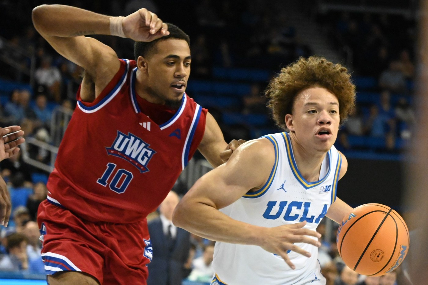 Trent Perry’s career night helps No. 15 UCLA beat West Georgia