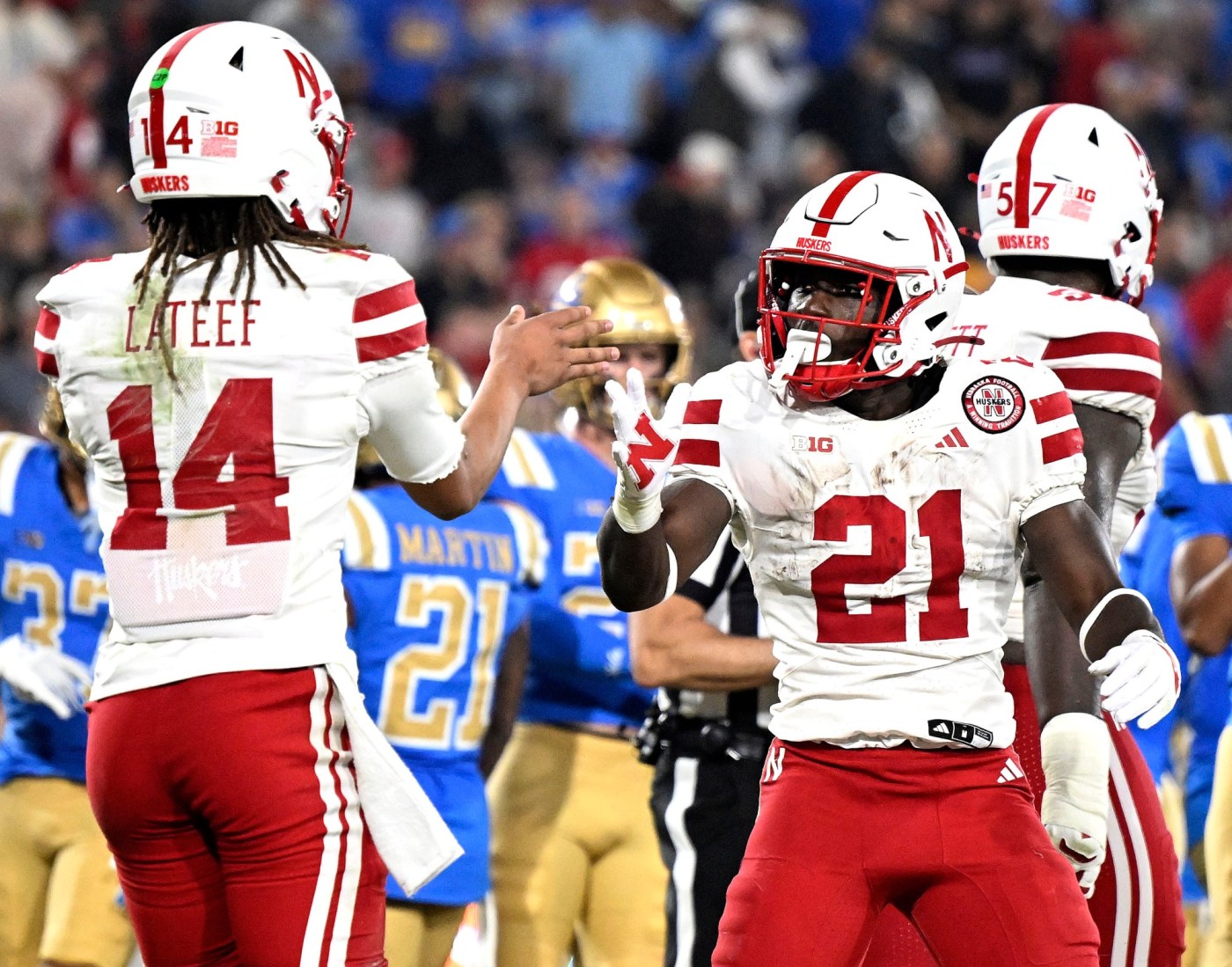 Orange Lutheran alum TJ Lateef steps up as Nebraska faces UCLA