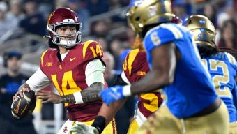 No. 19 USC football pulls away in 2nd half for rivalry win over UCLA