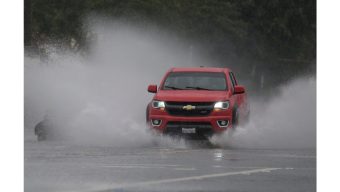 Evacuation warnings issued in LA city and county burn scar areas as rainstorm approaches