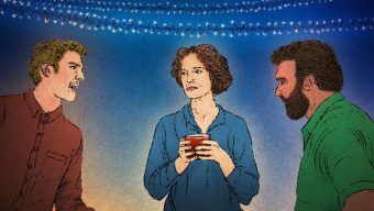 Here’s a strategy to get through stressful holiday gatherings: Act like a dull rock