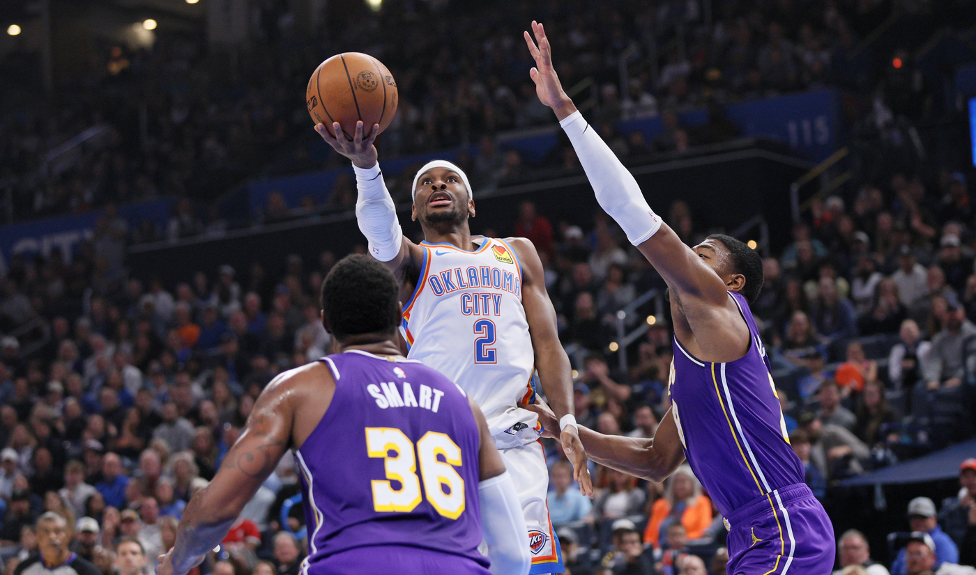 Lakers dominated by league-leading Thunder