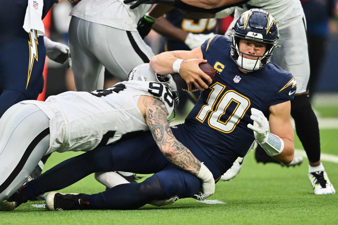 Chargers QB Justin Herbert is day-to-day after hand surgery