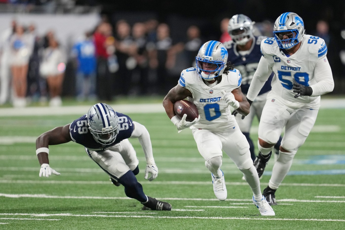 Jahmyr Gibbs’ 3-TD game leads Lions to much-needed win against Cowboys