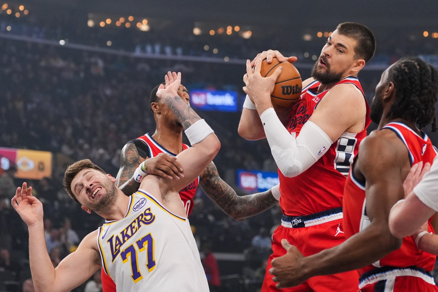 Clippers’ Ivica Zubac out at least 3 weeks with ankle sprain