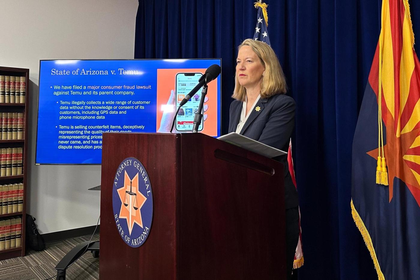 Arizona attorney general sues Chinese online retailer Temu over data theft claims