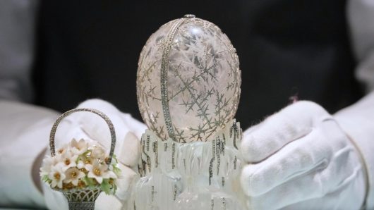 Crystal Fabergé egg crafted for Russian royalty shatters record and sells for $30.2 million