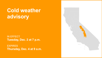 Cold weather advisory affecting Yosemite until Thursday morning – negative wind chills