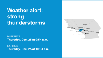 Expect pea-sized hail with thunderstorms Thursday