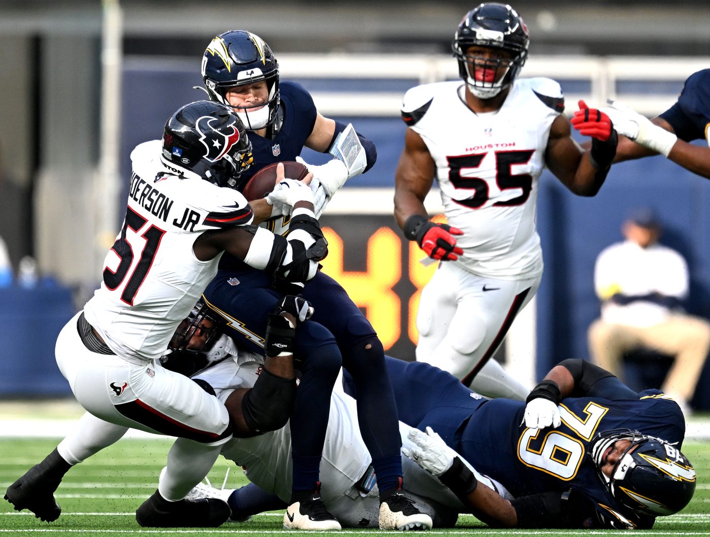 Chargers fall short against Texans
