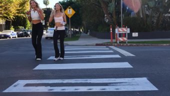 Activist arrested, accused of vandalism after painting Los Angeles crosswalk deemed unsafe