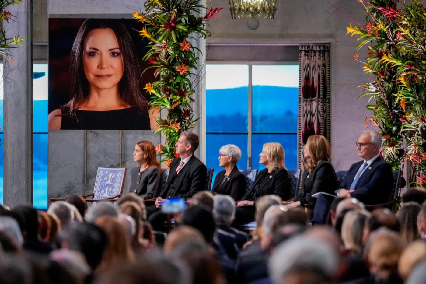 Machado’s daughter accepts Nobel Peace Prize in Venezuelan opposition leader’s absence