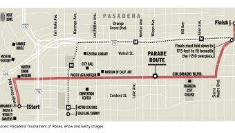5.5 miles of roses and waves: Here’s the 2026 Rose Parade route, and some rosey parade rules to go with it