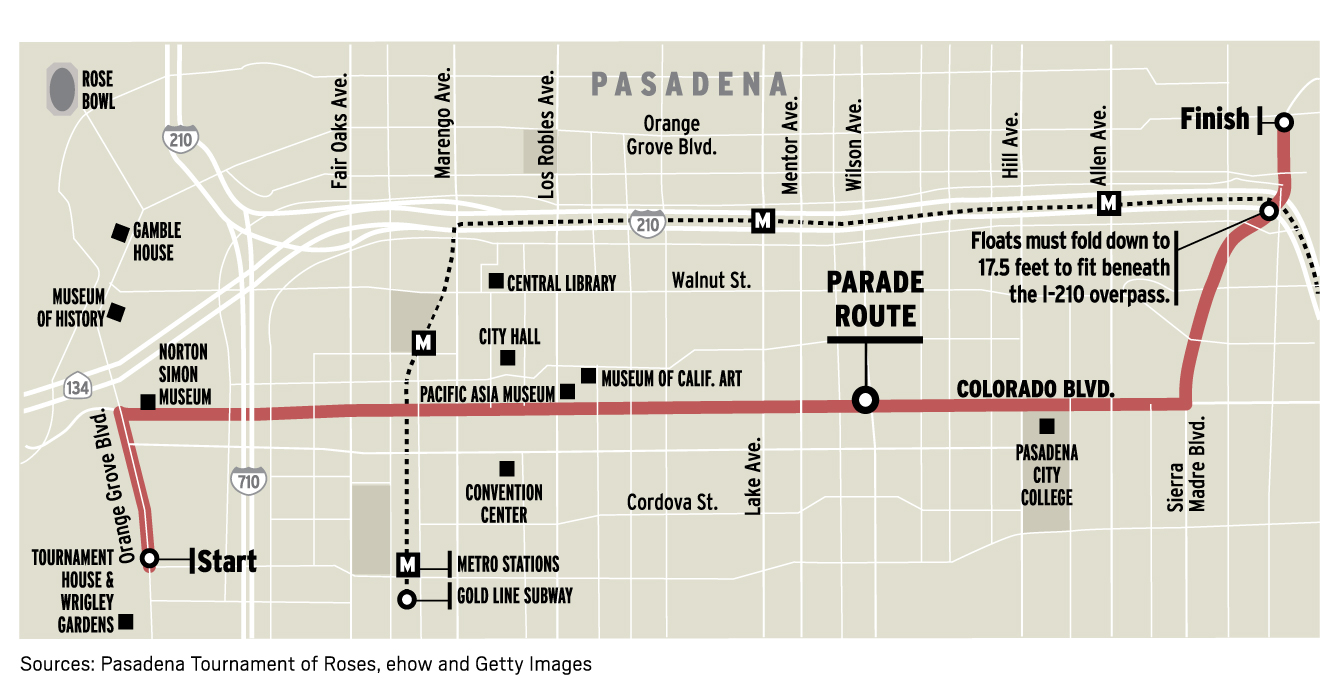 5.5 miles of roses and waves: Here’s the 2026 Rose Parade route, and some rosey parade rules to go with it