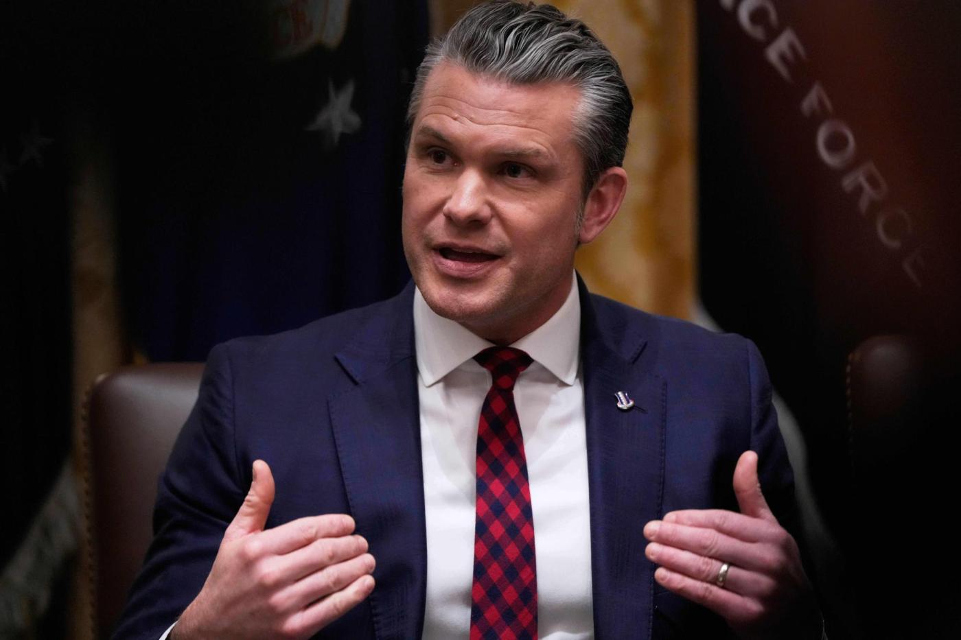Hegseth speaks on boat strikes, Trump’s military focus in Reagan National Defense Forum appearance