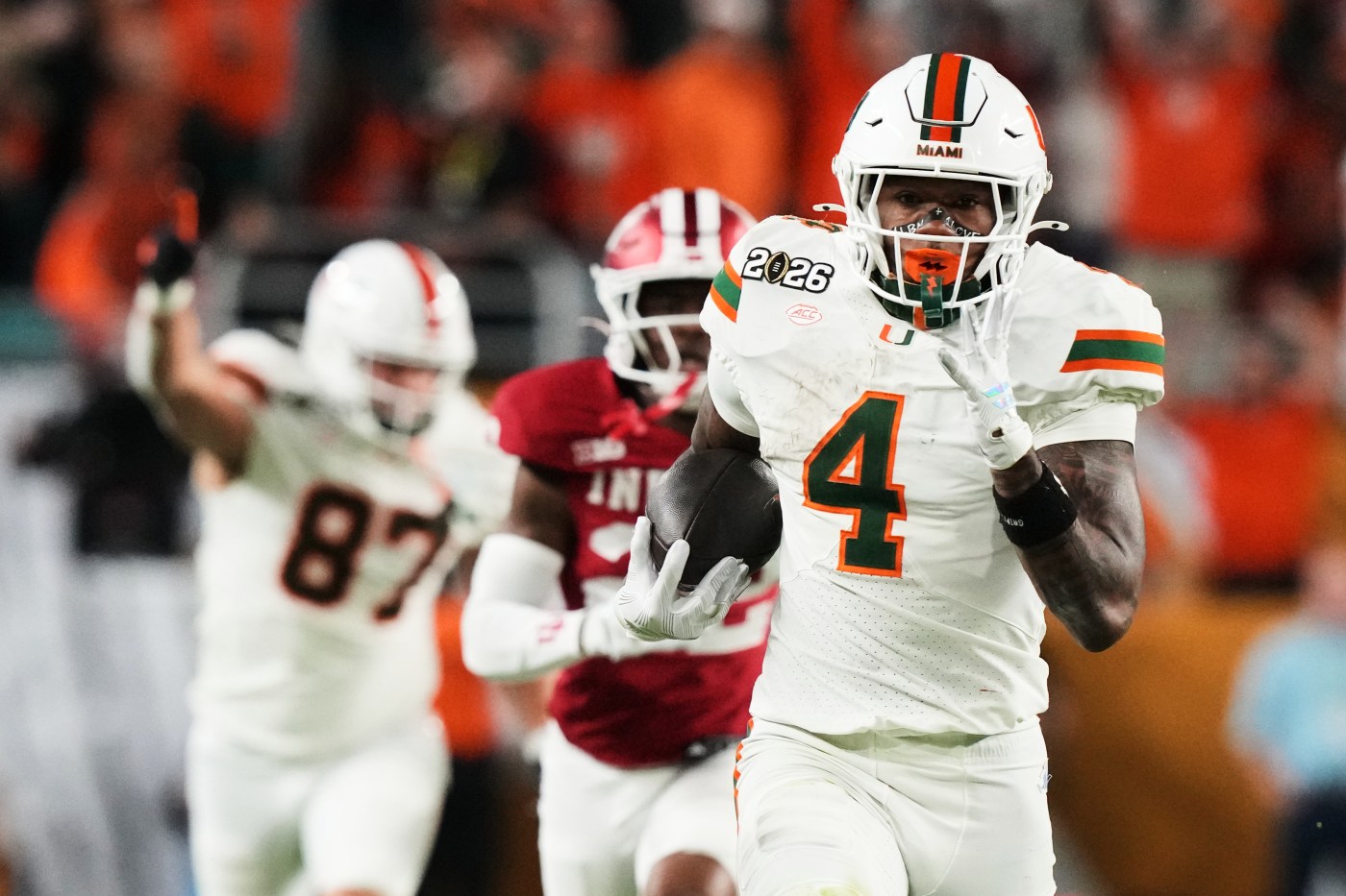 Mark Fletcher, Malachi Toney spark Miami, but Hurricanes fall short in CFP title game