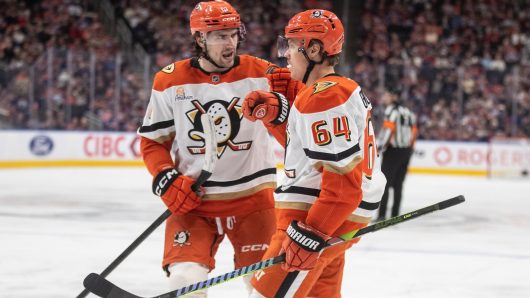 Ducks’ win streak ends against Oilers despite Mikael Granlund’s hat trick