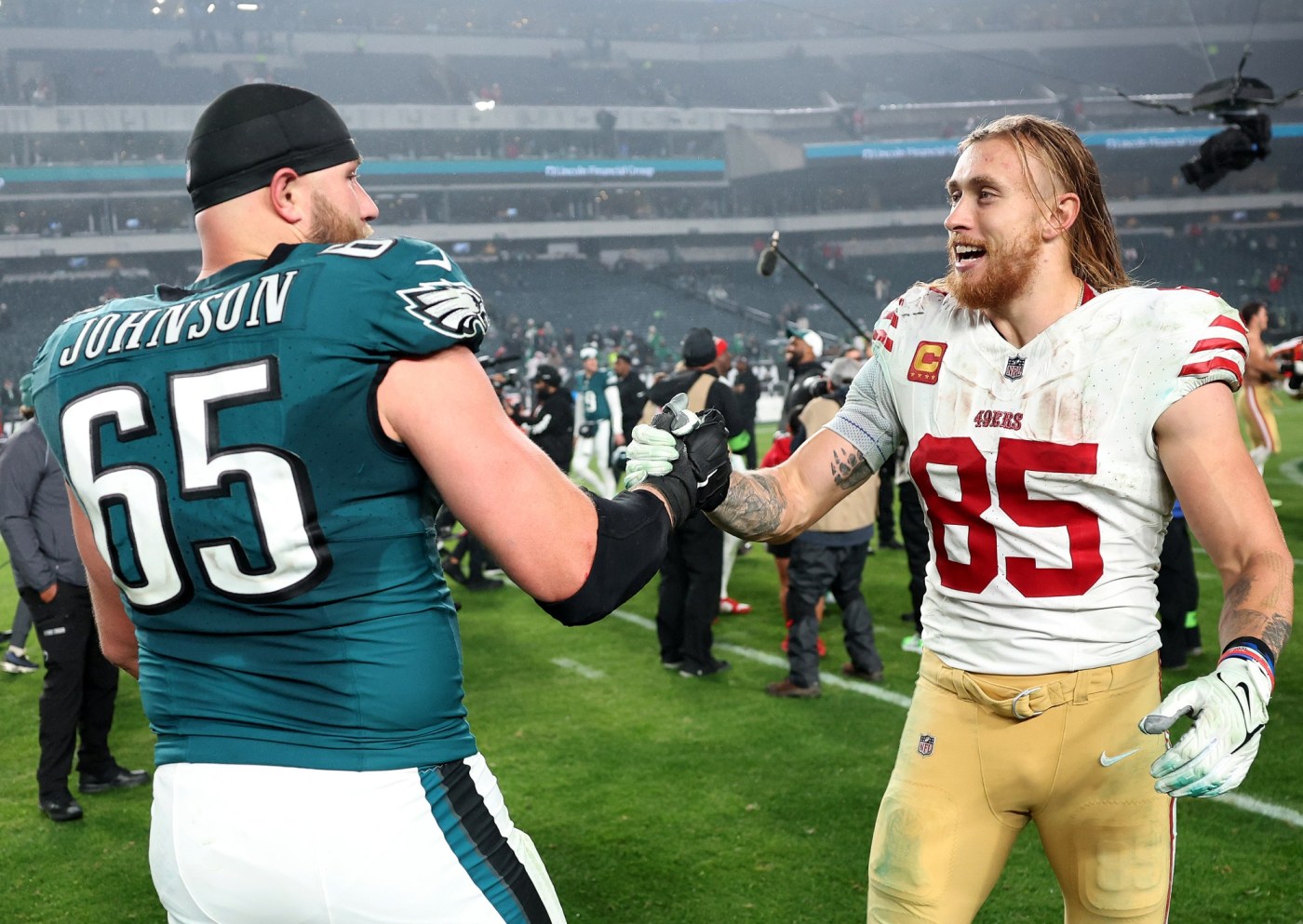 Eagles start title defense against 49ers in NFC wild-card game