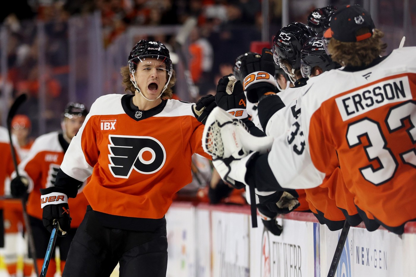 Trevor Zegras scores twice to lead Flyers past reeling Ducks