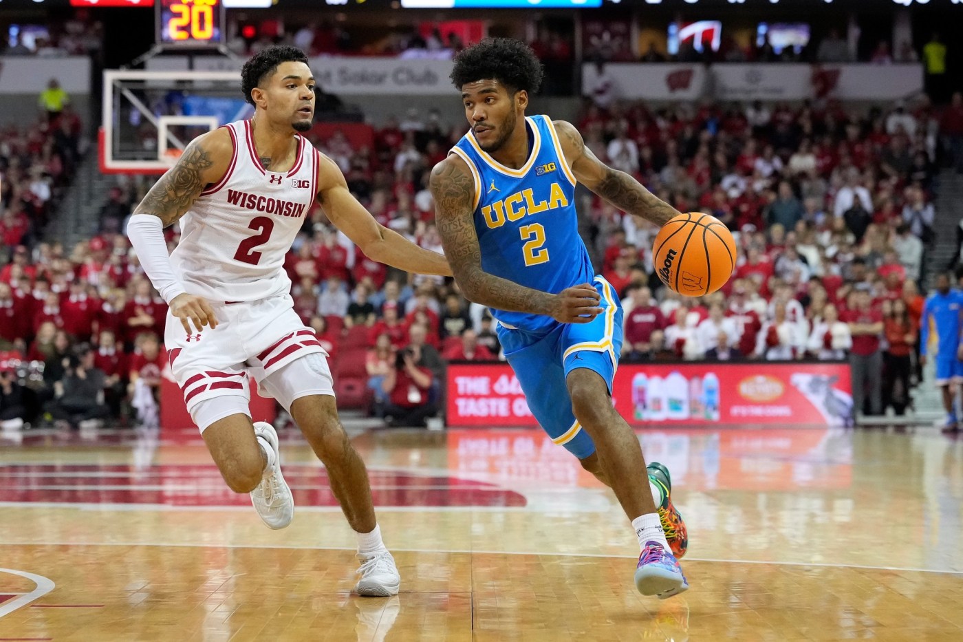 UCLA men can’t erase another poor 1st half in loss to Wisconsin