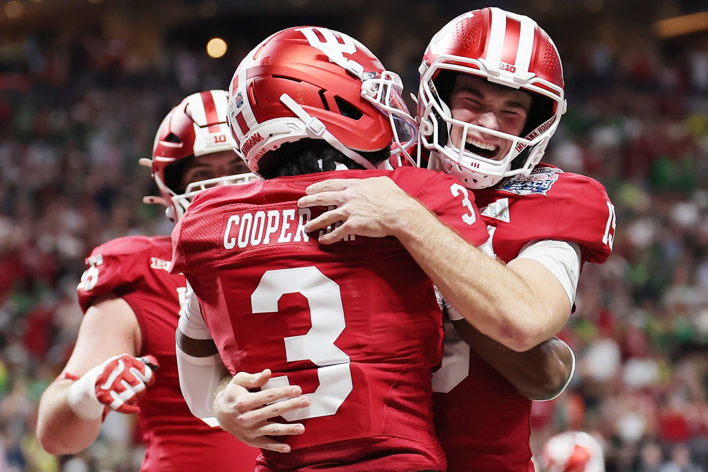 Indiana dominates Oregon in Peach Bowl to reach national title game