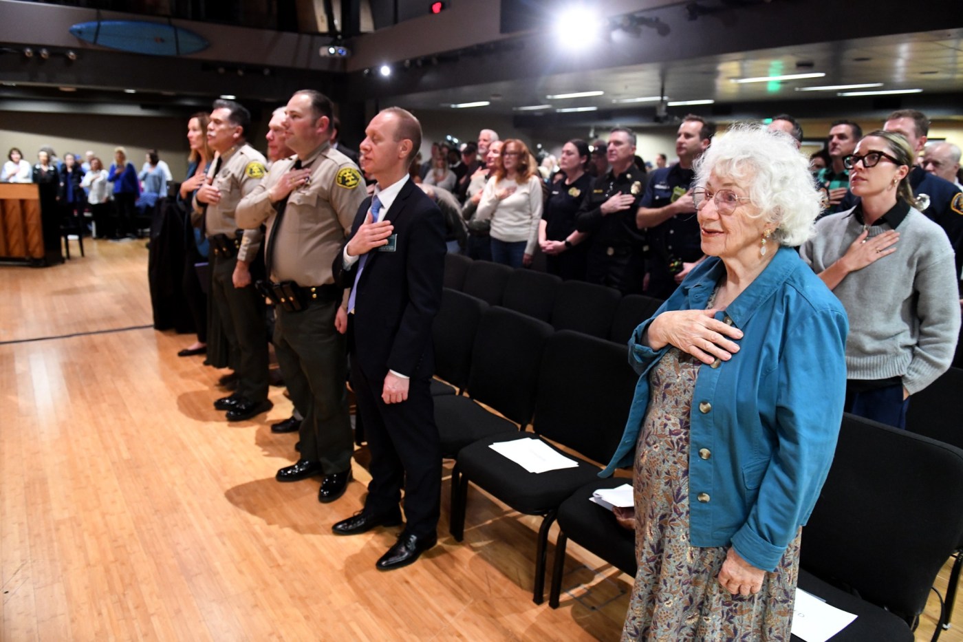 A year later, Malibu residents gather to mourn losses, look to a brighter future in fire’s wake
