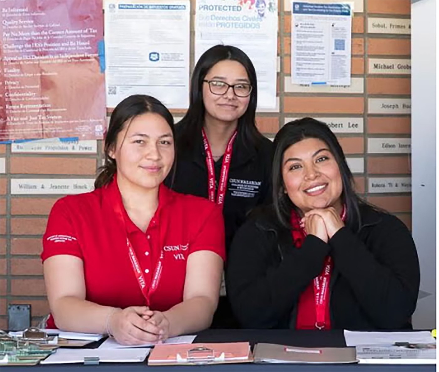 CSUN students help low-income taxpayers with their IRS paperwork