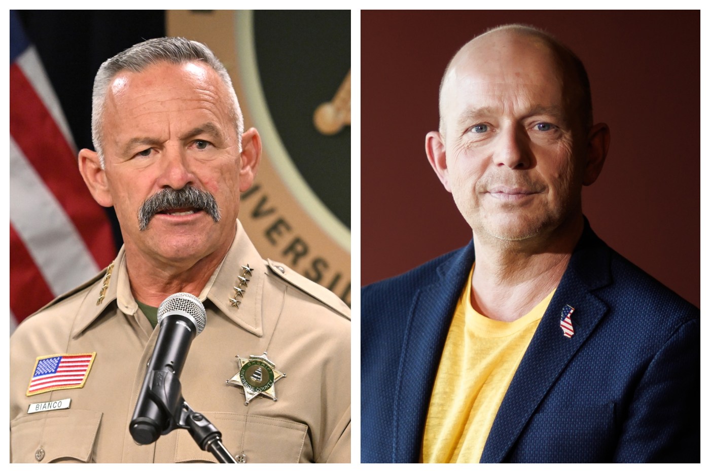 Where do Chad Bianco and Steve Hilton stand on public sector unions?