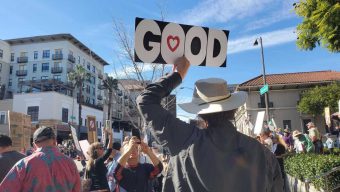 Protests against ICE are held around Southern California on Saturday