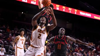 Secret to USC basketball’s toughness? Football players