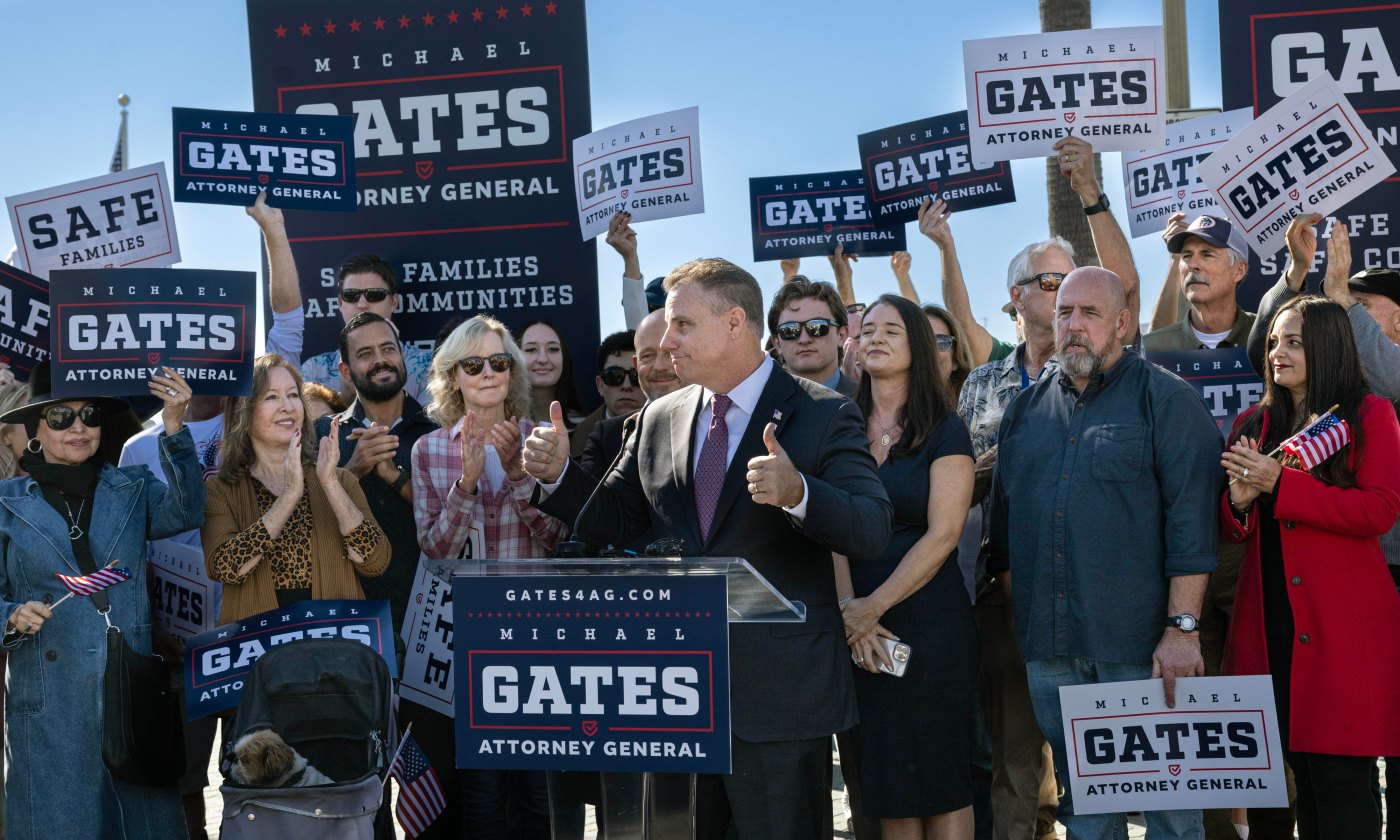 Michael Gates touts tough-on-crime platform in bid for state attorney general