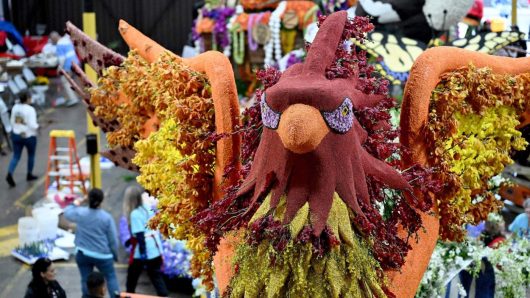 LA wildfire victims honored, survivors walk, ride on Rose Parade not far from destruction