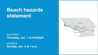 Update: Beach hazards statement in place for Los Angeles County beaches from Thursday to Sunday