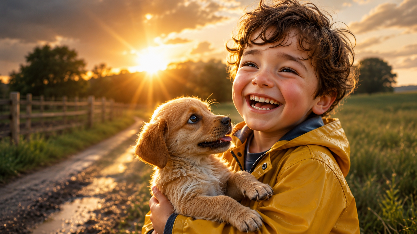Tiny Boy’s Kindness Saves Lost Puppy, Touching Story Wins Hearts Online
