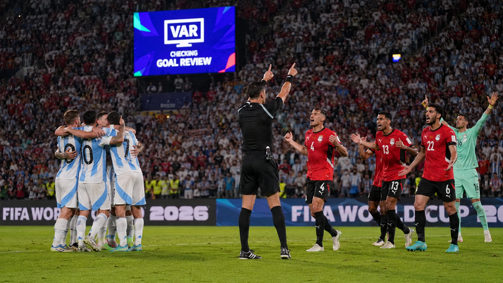 Argentina’s Dramatic 3-2 Victory Over Egypt Sparks VAR Controversy at FIFA World Cup 2026